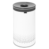 kos na pradlo s plastovym vikem brabantia bily 60 l 2