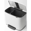 pedalovy odpadkovy kos bo brabantia bily 11 23 l 11