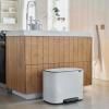pedalovy odpadkovy kos bo brabantia bily 11 23 l 6