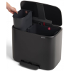 pedalovy odpadkovy kos bo brabantia matny cerny 11 23 l 11