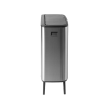 Dotykový odpadkový koš BO TOUCH BIN 2 x 30 l, matná ocelová, Brabantia