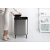 dotykovy odpadkovy kos bo touch bin hi brabantia matny ocelovy 2 x 30 l 10