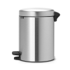 pedalovy odpadkovy kos newlcon brabantia matny ocelovy 5 l 2