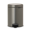 178856 pedalovy odpadkovy kos newlcon brabantia platinovy 5 l 1