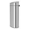 dotykovy odpadkovy kos otiskuvzdorny touch bin new brabantia matny ocelovy 10 23 l 2