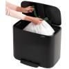 pedalovy odpadkovy kos bo brabantia matny cerny 36 l 7
