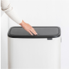 dotykovy odpadkovy kos bo touch bin hi brabantia bily 2 x 30 l 9