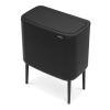 dotykovy odpadkovy kos bo touch bin brabantia matny cerny 3 x 11 l 2