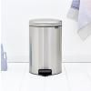 pedalovy odpadkovy kos newlcon brabantia matny ocelovy 20 l 5