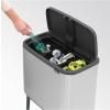 dotykovy odpadkovy kos bo touch bin brabantia matny ocelovy 3 x 11 l 7