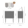 dotykovy odpadkovy kos bo touch bin brabantia matny ocelovy 3 x 11 l 10