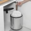 vestavny odpadkovy kos brabantia leskly ocelovy 15 l 2