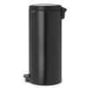pedalovy odpadkovy kos newlcon brabantia matny cerny 30 l 2