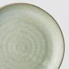 Jídelní talíř GREEN FADE 24 cm, s nepravidelným okrajem, zelená, MIJ