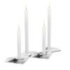 Set svícnů SQUARE CANDLE Höfats stříbrný 4 ks 12