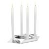 Set svícnů SQUARE CANDLE Höfats stříbrný 4 ks 13