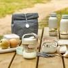 Termotaška na obědový box LUNCHBOX TO GO ORGANIC 4 l, šedá, Lékué