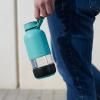 Láhev na vodu BOTTLE TO GO 600 ml, tyrkysová, Lékué