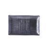 Talíř na sushi a sashimi LINES 21 x 13 cm, černá, MIJ