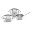 Sada hrnců ORIGINAL-PROFI COLLECTION, s kastrolem, sada 3 ks, nerez, Fissler