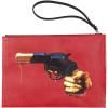 Taštička TOILETPAPER REVOLVER 28 x 20 cm, s poutkem, červená, Seletti