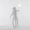 Stolní lampa MONKEY STANDING 54 cm, bílá, Seletti