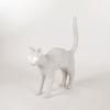 Stolní lampa JOBBY THE CAT 52 cm, LED, bílá, Seletti