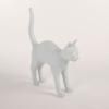 Stolní lampa JOBBY THE CAT 52 cm, LED, bílá, Seletti