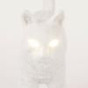 Stolní lampa JOBBY THE CAT 52 cm, LED, bílá, Seletti