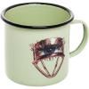 Hrnek smaltovaný TOILETPAPER EYE 10 cm, zelená, Seletti