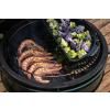 Gril na dřevěné uhlí M 38 cm,  + intEGGrovaný pojízdný stojan s držadlem, zelená, Big Green Egg
