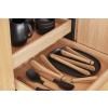 Servírovací kleště NORDIC KITCHEN 16 cm, hnědá, bambus, Eva Trio