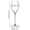 Sklenice na růžové víno VELOCE 347 ml, sada 2 ks, Riedel