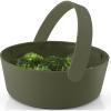Napařovací nádoba do mikrovlnky GREEN TOOL 2 l, zelená, sklo/plast, Eva Trio