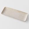Servírovací talíř WHITE FADE 29,5 x 12 cm, béžová, keramika, MIJ