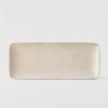 Servírovací talíř WHITE FADE 29,5 x 12 cm, béžová, keramika, MIJ