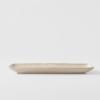 Servírovací talíř WHITE FADE 29,5 x 12 cm, béžová, keramika, MIJ