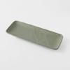 Servírovací talíř GREEN FADE 29,5 x 12 cm, obdélník, zelená, MIJ