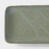 Servírovací talíř GREEN FADE 29,5 x 12 cm, obdélník, zelená, MIJ