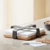 Držák na ubrousky NORDIC KITCHEN 19 x 5 cm, černá, plast/bambus, Eva Trio