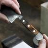 Santoku nůž DAMASCUS 18 cm, hnědá, Güde