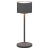 Přenosná stolní lampa FAROL MINI 19,5 cm, LED, teplá šedá, hliník, Blomus