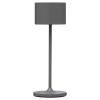 Přenosná stolní lampa FAROL MINI 19,5 cm, LED, teplá šedá, hliník, Blomus