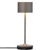 Přenosná stolní lampa FAROL MINI 19,5 cm, LED, spálený kov, hliník, Blomus