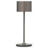 Přenosná stolní lampa FAROL MINI 19,5 cm, LED, spálený kov, hliník, Blomus