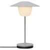 Přenosná stolní lampa ANI MINI 21 cm, LED, satelitní šedá, hliník, Blomus