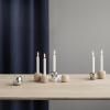 Svícen na čajovou svíčku ORA 6,5 cm, stříbrná, nerezová ocel, Stelton