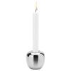 Svícen na čajovou svíčku ORA 6,5 cm, stříbrná, nerezová ocel, Stelton