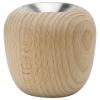 Svícen na čajovou svíčku ORA 8 cm, hnědá, bukové dřevo, Stelton
