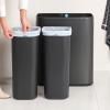 Dotykový odpadkový koš BO TOUCH BIN 2x 30 l, sebevědomě šedá, ocel, Brabantia